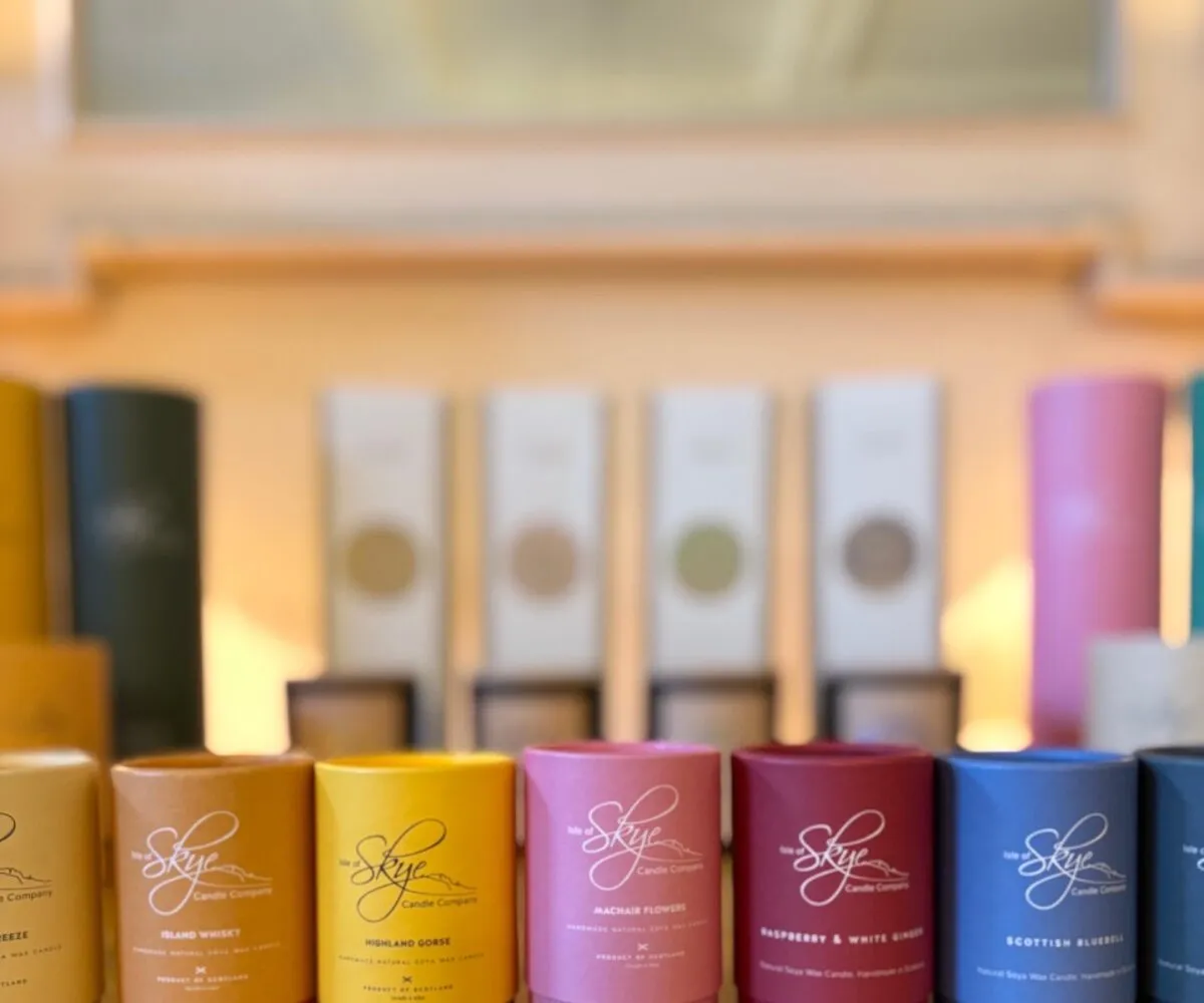 Skye Candle Company product display at the British Ambassador’s Residence in Tokyo, featured as part of a luxury brand activation curated by The Curators of Exiled Scots. Original live Scottish music was composed and performed to amplify the brand’s identity and storytelling, creating a multisensory experience for diplomats, global partners, and high-net-worth guests. A showcase of cultural curation, soft power, and premium Scottish entertainment designed to elevate artisan products through live performance.